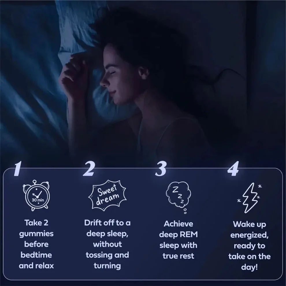 LullaBites by Nightrise – Melatonin-Free Sleep Gummies